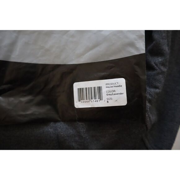 Jambys #161431 Women's Sz S Gray/Lavender MicroModal House Hoodie Pullover - Picture 5 of 11